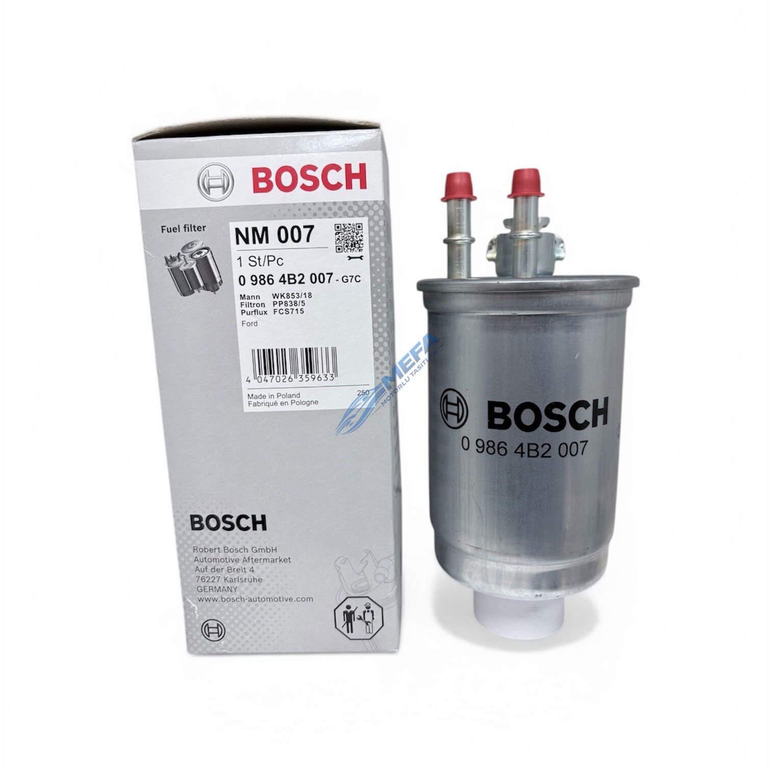 Ford Connect Mazot Filtresi 75 PS 2002-2008
