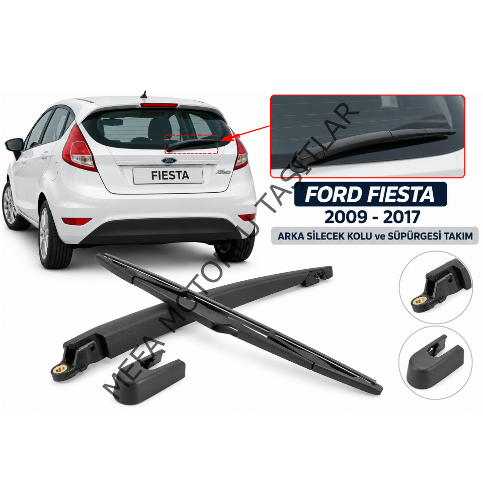 Ford Fiesta Arka Silecek Kolu 2009-2017