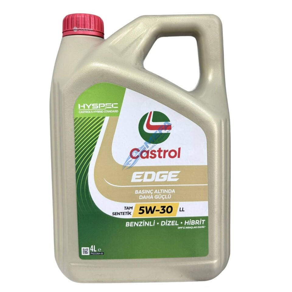 Castrol Edge 5w30 LL 4 Litre Motor Yağı