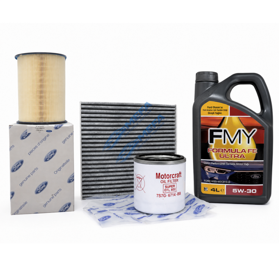 Focus Cmax Yağ Bakım Seti 2008-2017 1.6 Benzinli (Orijinal Hava Filtreli) Fmy 5w30 4 Litre Partiküllü