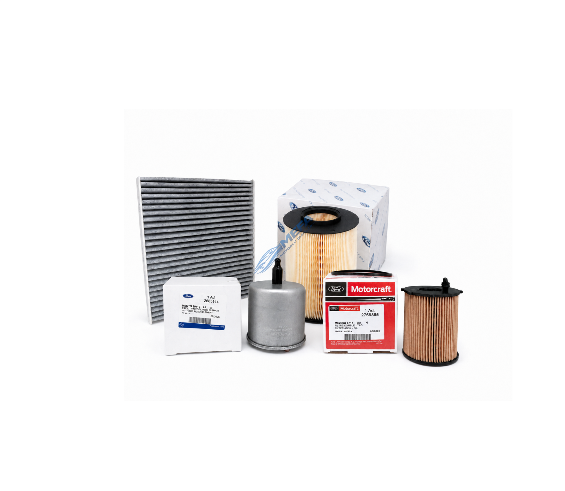 Focus Cmax Orijinal Yağ Bakım Seti 2012-2016 1.5 1.6 Dizel Motor Yağsız 4 Filtre