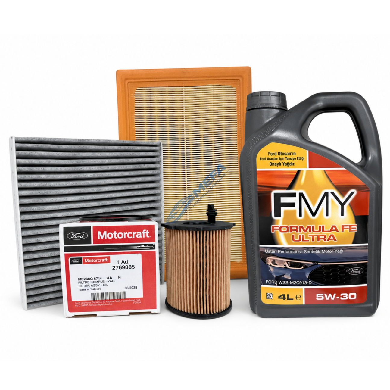 Focus Cmax Yağ Bakım Seti 2005-2008 1.6 Dizel Mazot Filtresiz +  Fmy Motor Yağı
