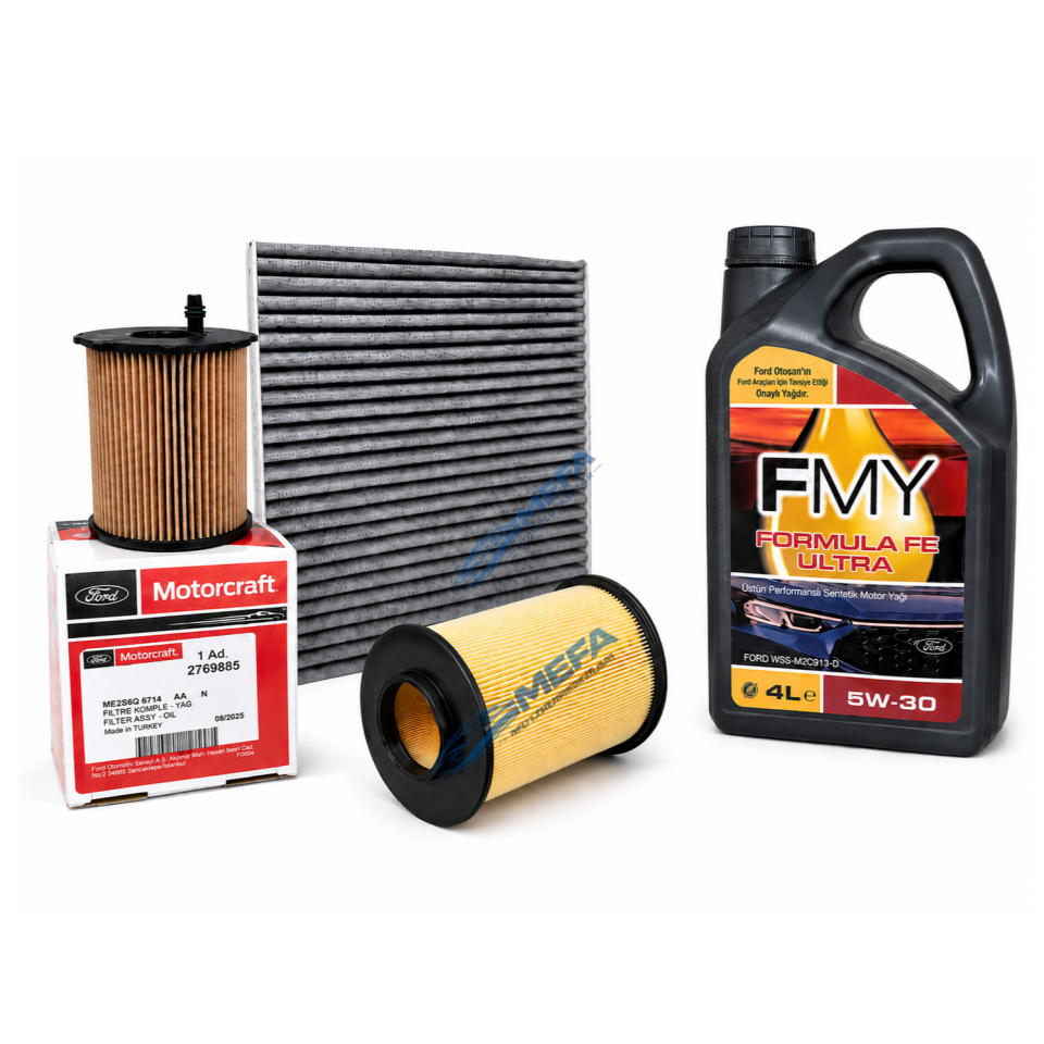 Focus Cmax Yağ Bakım Seti 1.6 Dizel 2008-2011 Mazot Filtresiz + Fmy  Yağlı